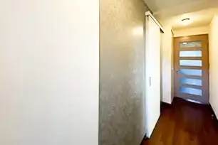 洗面室引戸取付