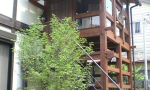 木製サンルーム全景