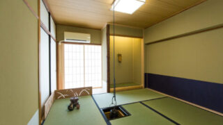 床の間のある茶室