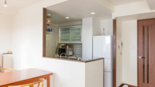 キッチン吊戸棚撤去